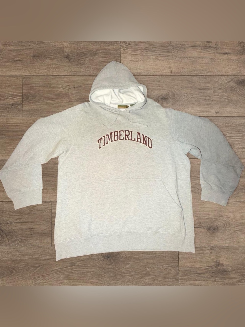 Timberland Spellout Pullover Hoodie Gray XXL